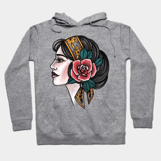 Gipsy lady Hoodie by Jocoric